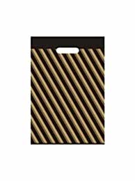 Takviyeli çanta 26x38 Siyah Diyagonel 20Paket